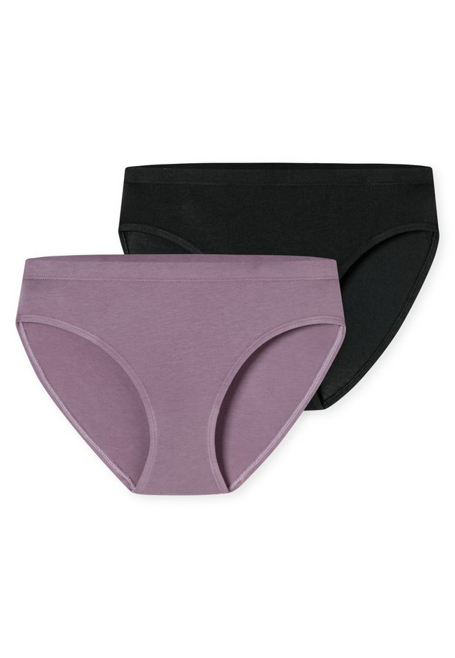 Schiesser Slip (2er-Pack) mit hohem Beinausschnitt von Schiesser