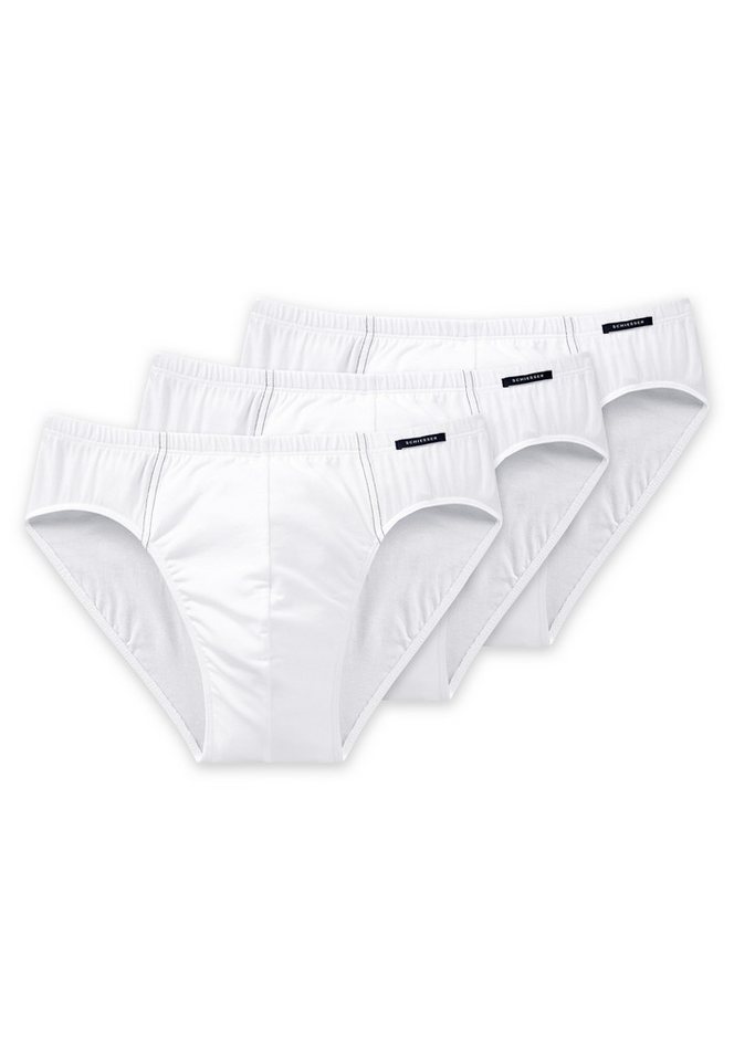 Schiesser Minislip "Essentials" (3er-Pack) mit kleinem Logo am Bund von Schiesser