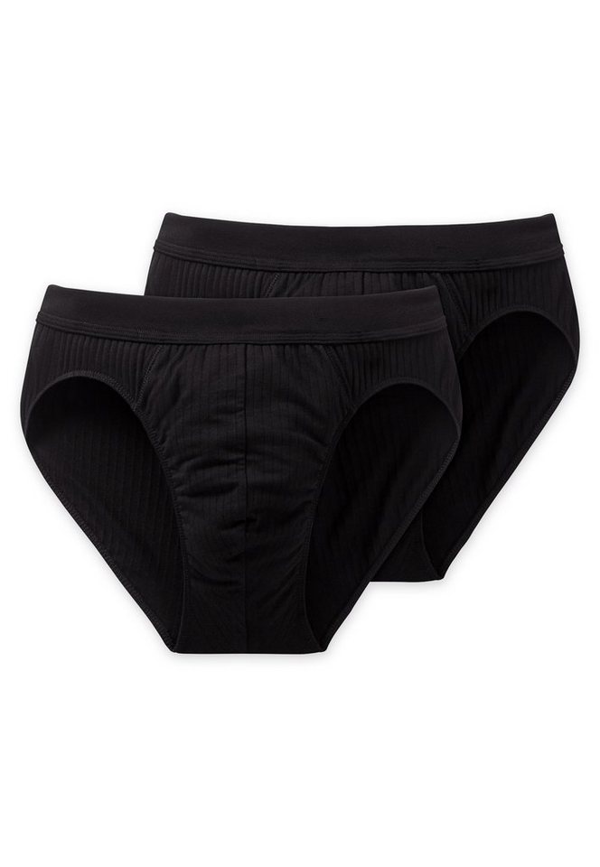 Schiesser Rioslip "Authentic" (2er-Pack) mit stilvollem Nadelzug von Schiesser