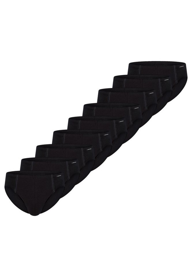 Schiesser Slip 9er Pack Cotton Essential (Spar-Set, 9-St) Slip / Unterhose - Baumwolle - ohne Eingriff - Atmungsaktiv von Schiesser