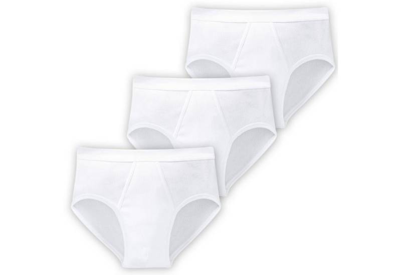 Schiesser Slip Basic (3-St) mit Eingriff schlichte Basic-Slips in Top-Markenqualität von Schiesser