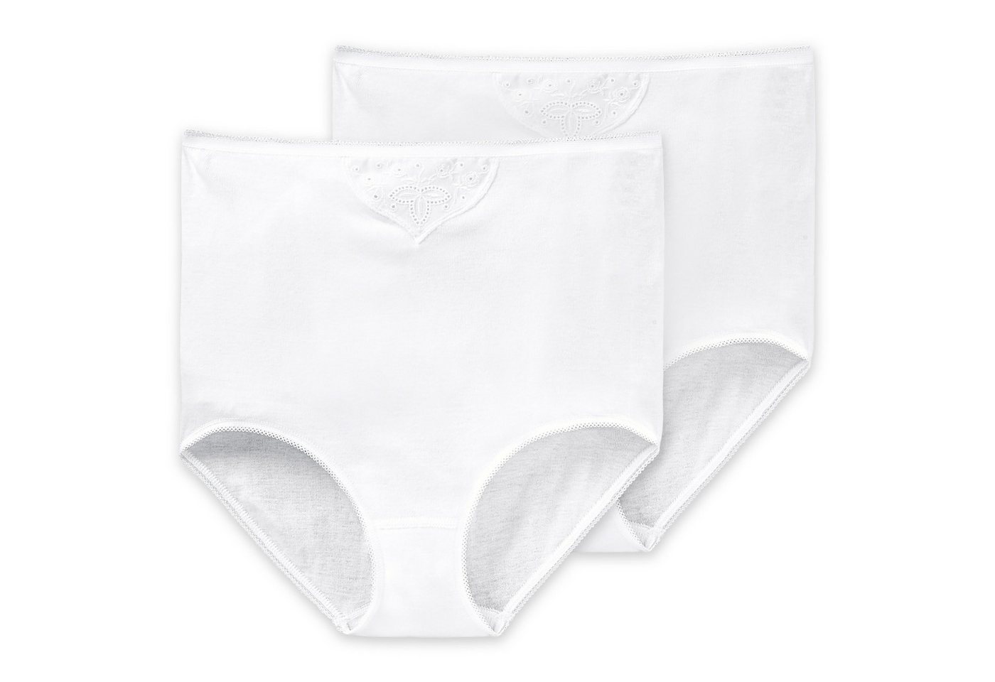 Schiesser Slip Damen Slip 2er Pack Baumwolle Cotton Essentials (Packung, 2er Pack) von Schiesser