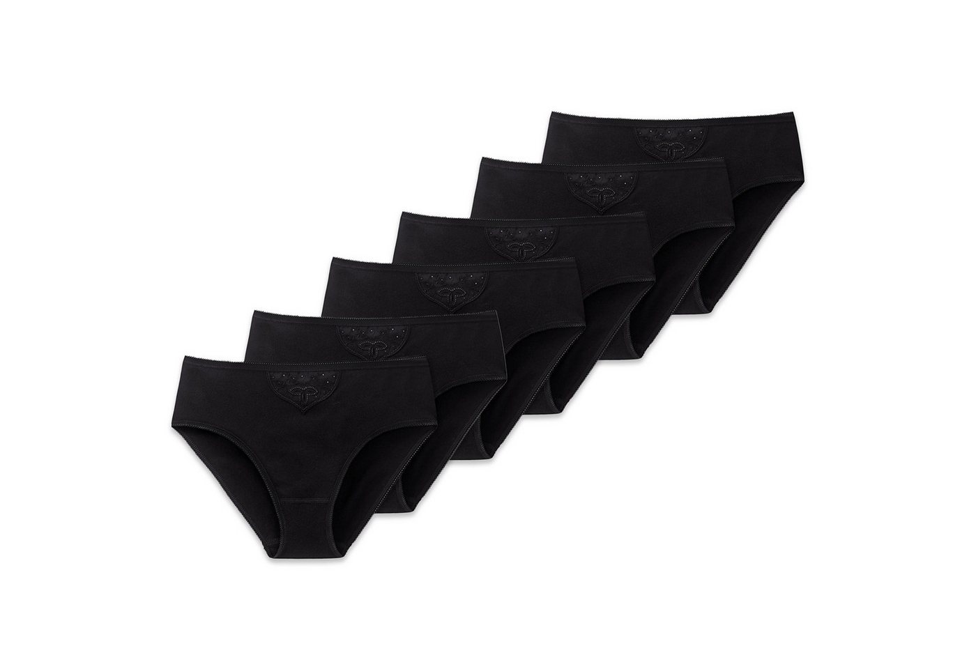Schiesser Slip Damen Slip 6er Pack Baumwolle Cotton Essentials 6P (Packung, 6er Pack) von Schiesser