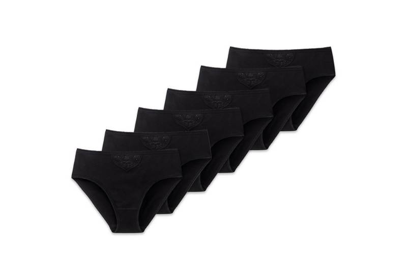 Schiesser Slip Damen Slip 6er Pack Baumwolle Cotton Essentials 6P (Packung, 6er Pack) von Schiesser