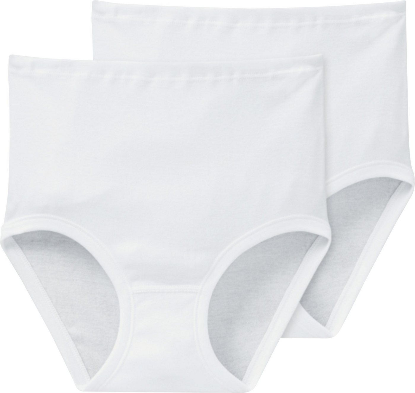 Schiesser Slip Damen-Taillenslip 2er-Pack Feinripp Uni von Schiesser