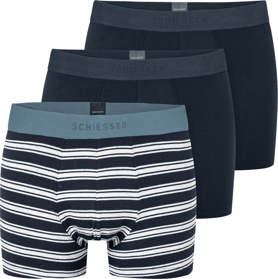 Schiesser Slip Herren-Pants 3er-Pack Single-Jersey Uni von Schiesser
