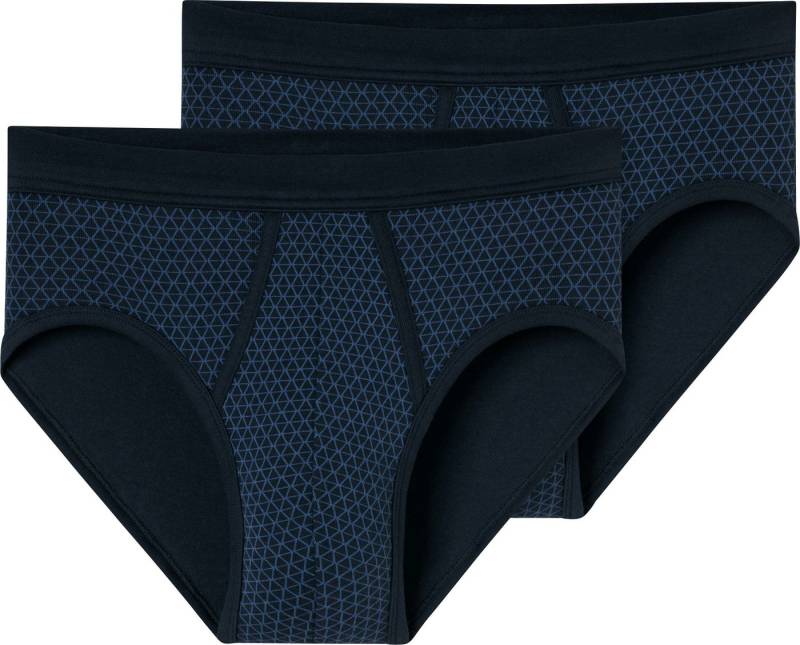 Schiesser Slip Herren-Slip 2er-Pack Feinripp gemustert Schiesser Slip Herren-Slip 2er-Pack Feinripp gemustert von Schiesser