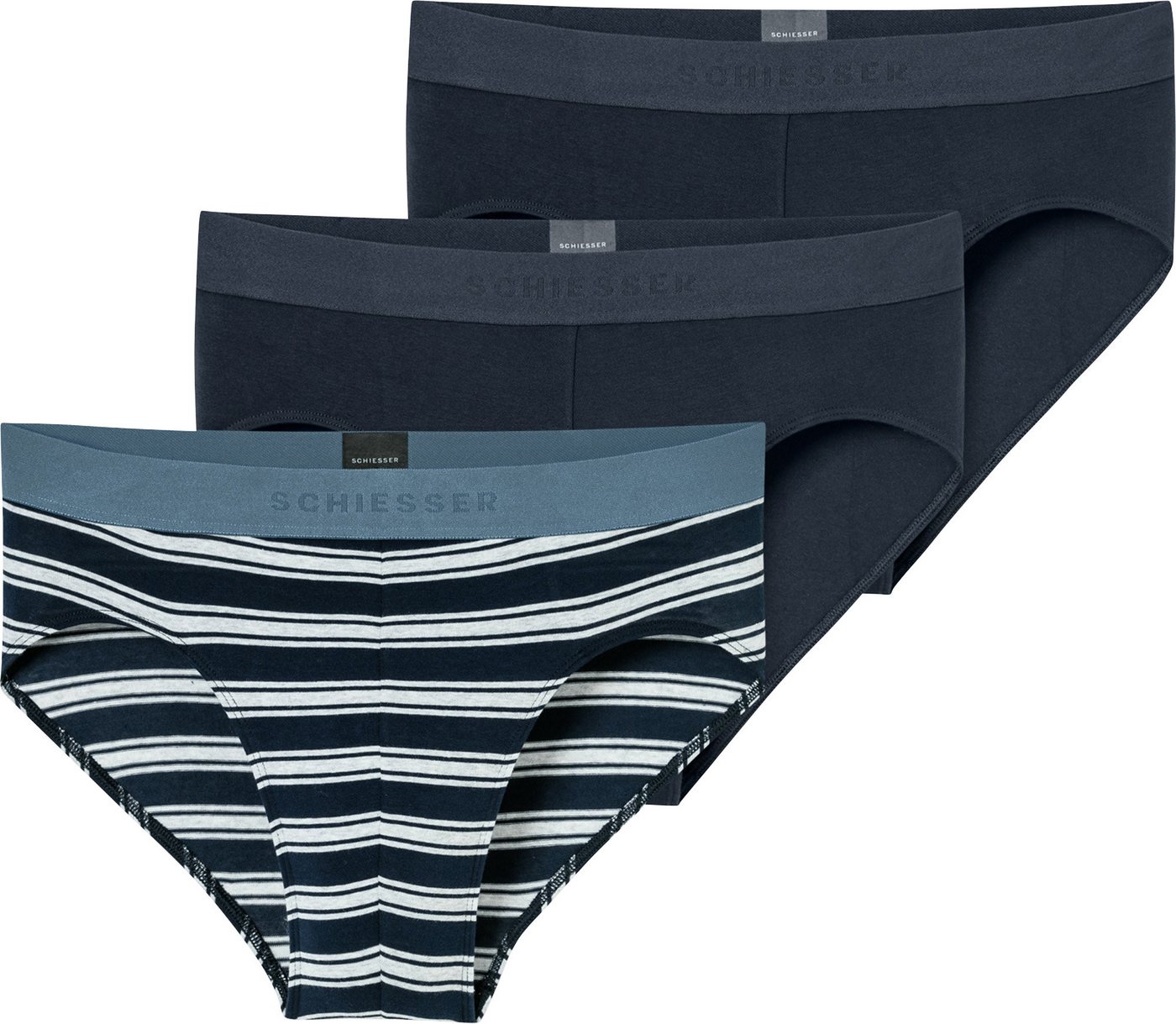Schiesser Slip Herren-Slip 3er-Pack Single-Jersey Uni Schiesser Slip Herren-Slip 3er-Pack Single-Jersey Uni von Schiesser