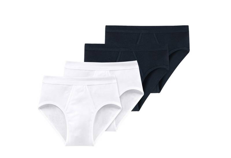 Schiesser Slip Herren Slip 4er Pack Baumwolle ESSENTIALS (Packung, 4er Pack) von Schiesser