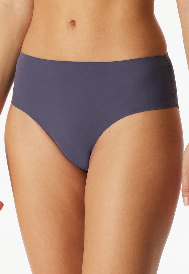 Schiesser Slip Invisible Soft Lace (0) Single Jersey, Lasercut-Abschlüsse, Spitzeneinsatz hinten von Schiesser