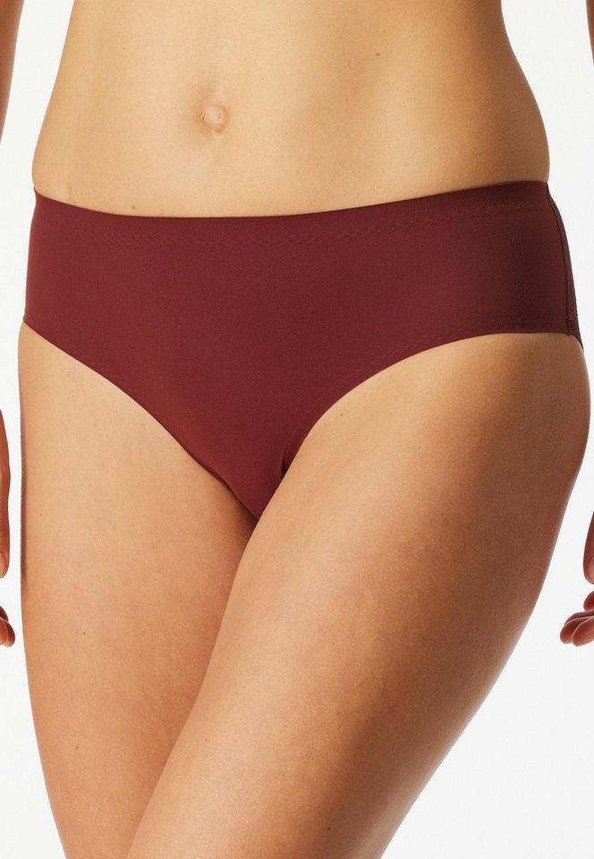 Schiesser Slip Invisible Soft Lace (0) Single Jersey, Lasercut-Abschlüsse, Spitzeneinsatz hinten von Schiesser