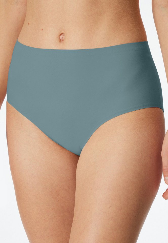 Schiesser Slip Invisible Soft Microfaser, Lasercut-Abschlüsse, hoher Bund von Schiesser