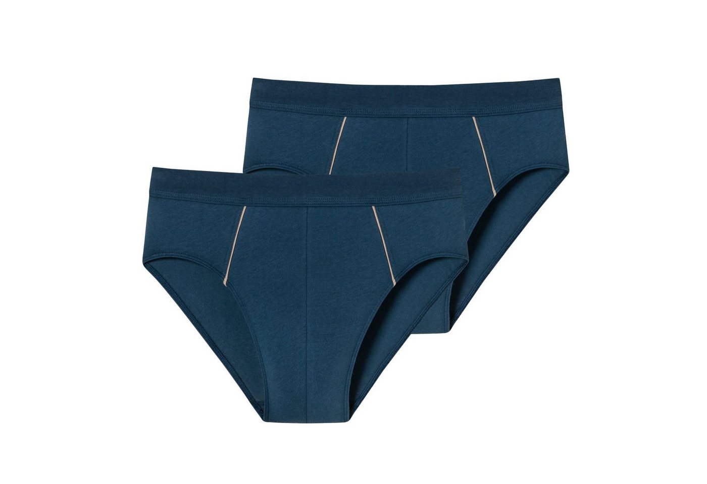 Schiesser Slip Mini Slip (2-St., Mehrpack) Comfort fit, Kontraststreifen, 2er Pack von Schiesser