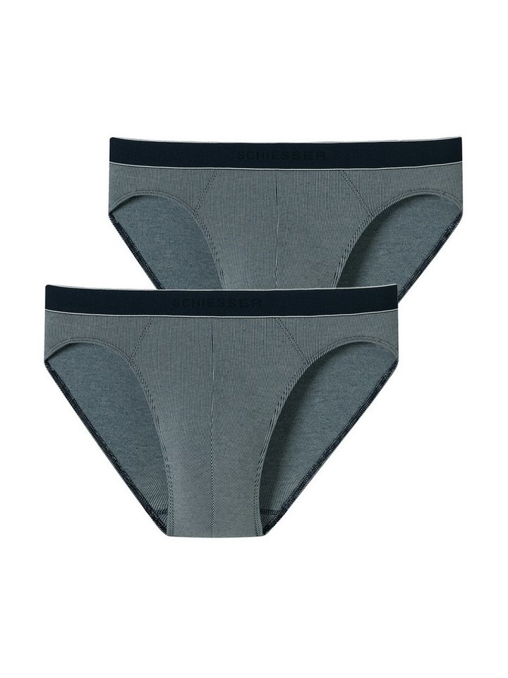 Schiesser Slip Rio - Duality Function (2-St) unterhose unterwäsche basic von Schiesser