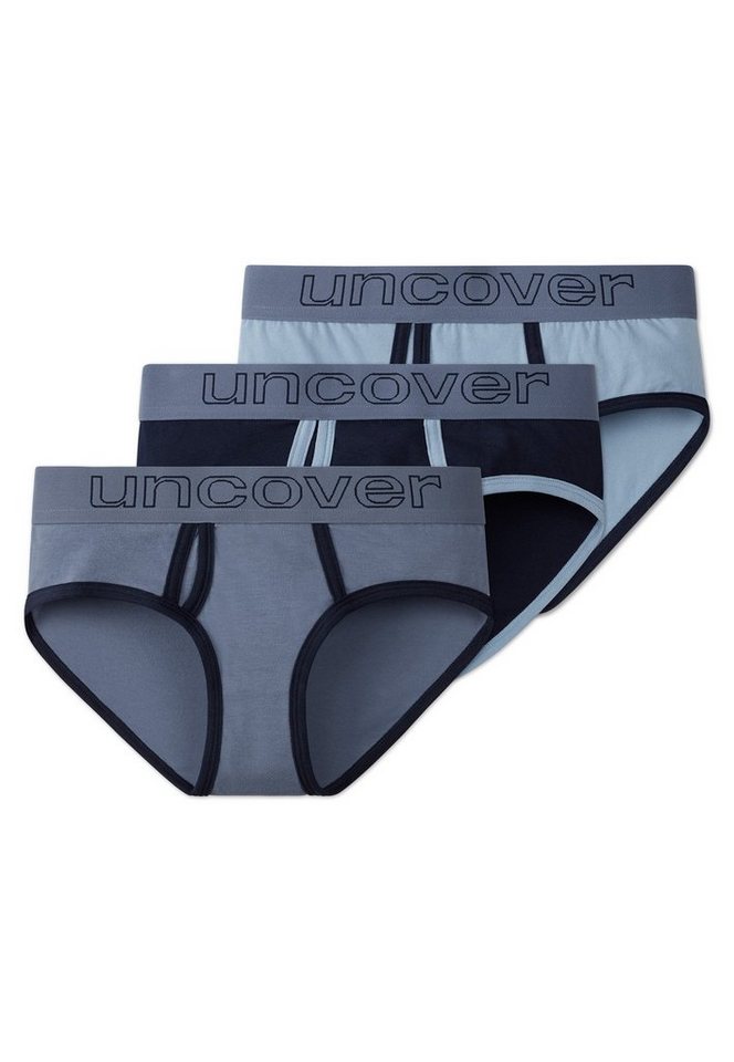 Schiesser Slip Uncover (Set, 3-St., Set) Mädchen Panty/Shorts/Pants, 3er Pack, Slip Unterhose, Baumwolle von Schiesser