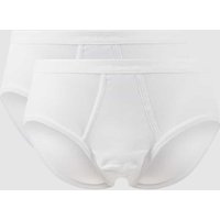 Schiesser Slip aus Baumwolle im 2er-Pack in Weiss, Größe M Schiesser Slip aus Baumwolle im 2er-Pack in Weiss, Größe M von Schiesser