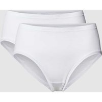 Schiesser Slip mit Feinripp im 2er-Pack in Weiss, Größe 40 von Schiesser