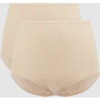 Schiesser Slip mit Stretch-Anteil im 2er-Pack Modell 'Maxi' in Sand, Größe 44 Schiesser Slip mit Stretch-Anteil im 2er-Pack Modell 'Maxi' in Sand, Größe 44 von Schiesser