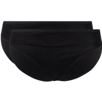 Schiesser Slip mit Stretch-Anteil im 2er-Pack in Black, Größe 40 von Schiesser