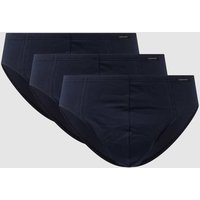 Schiesser Slip mit elastischem Bund im 3er-Pack in Dunkelblau, Größe XL von Schiesser