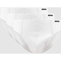 Schiesser Slip mit elastischem Bund im 3er-Pack in Weiss, Größe XL von Schiesser