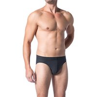 Schiesser Herren Slip schwarz Viskose Gestreift von Schiesser