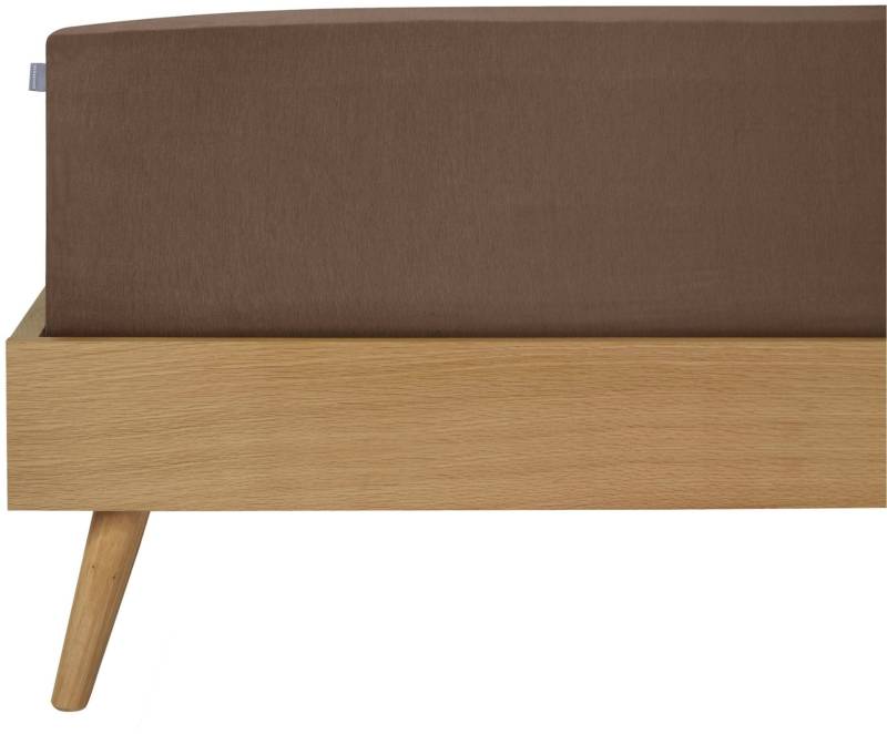 Schiesser Spannbettlaken "Finni aus wärmender Baumwolle" für Matratzen bis zu 18 cm Höhe, Made in Green von Schiesser