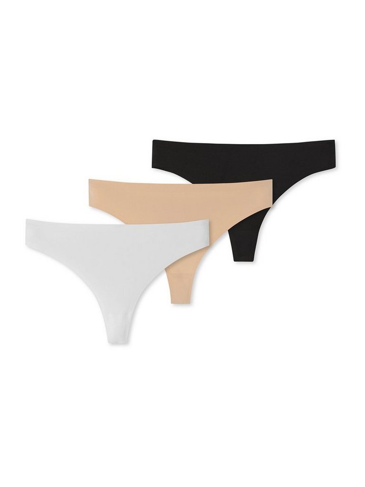 Schiesser String Invisible Soft (3-St) unterhose unterwäsche tanga von Schiesser