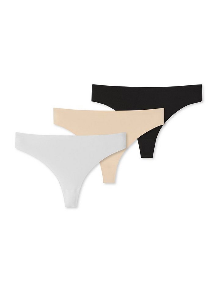 Schiesser String Invisible Soft (3-St) unterhose unterwäsche tanga von Schiesser