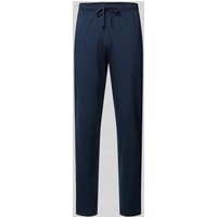 Schiesser Sweatpants mit Eingrifftaschen in Marine, Größe 52 von Schiesser