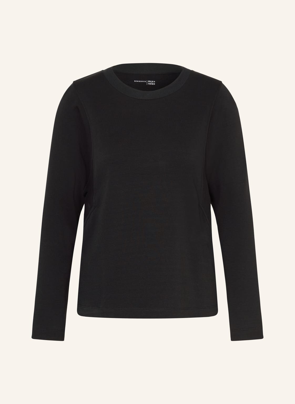 Schiesser Sweatshirt schwarz von Schiesser