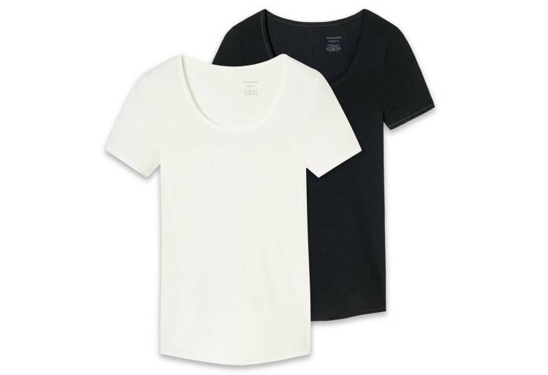 Schiesser T-Shirt Damen Unterhemd 2er Pack Viskose (Packung, 2er Pack) von Schiesser
