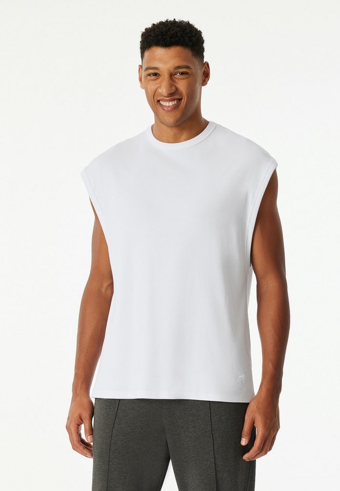 Schiesser T-Shirt Schiesser 150 Years weite Armauschnitte, kastige Schnittform von Schiesser