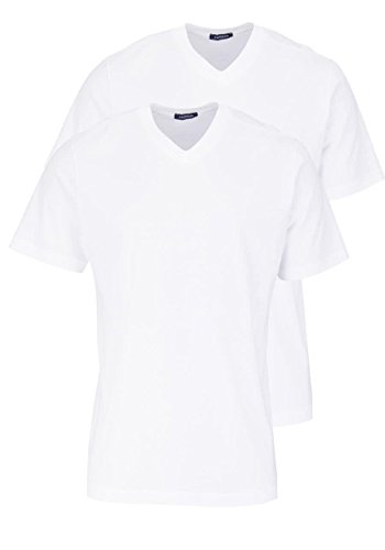 Schiesser T-Shirt im 2er Pack weiß Größe 8 (XXL) von Schiesser