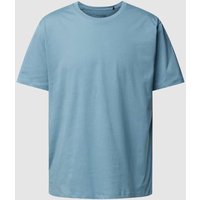 Schiesser T-Shirt mit Rundhalsausschnitt in Blau, Größe 50 von Schiesser