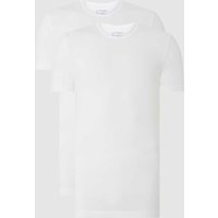 Schiesser T-Shirt mit Stretch-Anteil im 2er-Pack in Weiss, Größe L Schiesser T-Shirt mit Stretch-Anteil im 2er-Pack in Weiss, Größe L von Schiesser