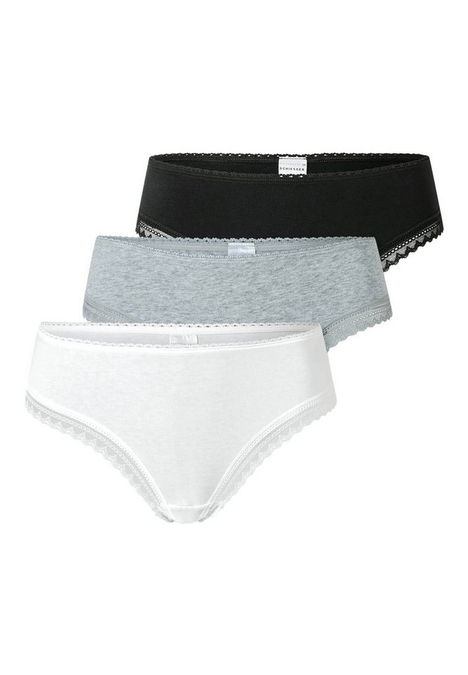 Schiesser T-String 3er Pack 95/5 Modern Cotton (Spar-Set) String - Baumwolle - Atmungsaktiv von Schiesser