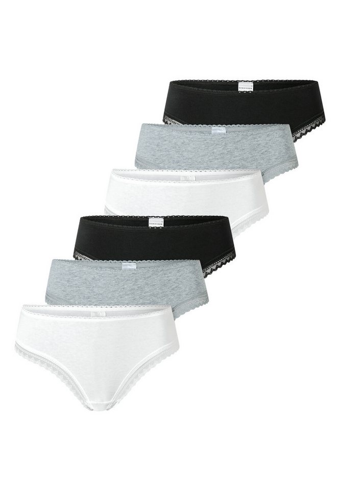 Schiesser T-String 6er Pack 95/5 Modern Cotton (Spar-Set, 6-St) String - Baumwolle - Atmungsaktiv von Schiesser