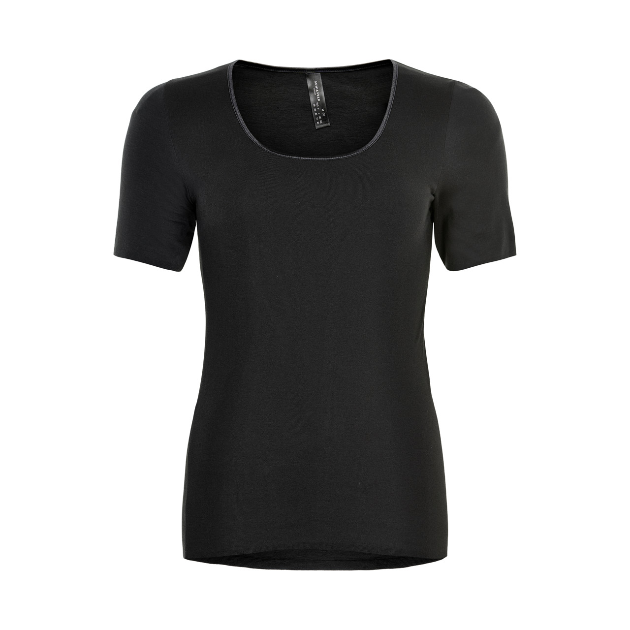 Schiesser T-shirt, Farbe: Schwarz, Größe: 38, Damen von Schiesser