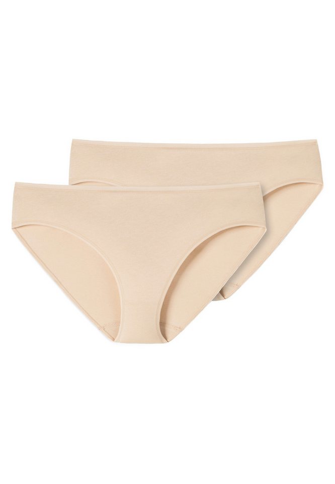 Schiesser Tai-Slip 2er Pack 95/5 Organic Cotton (Spar-Set, 2-St) Tai Slip - Baumwolle - Besonders flache Nähte und supersofter Bund  von Schiesser