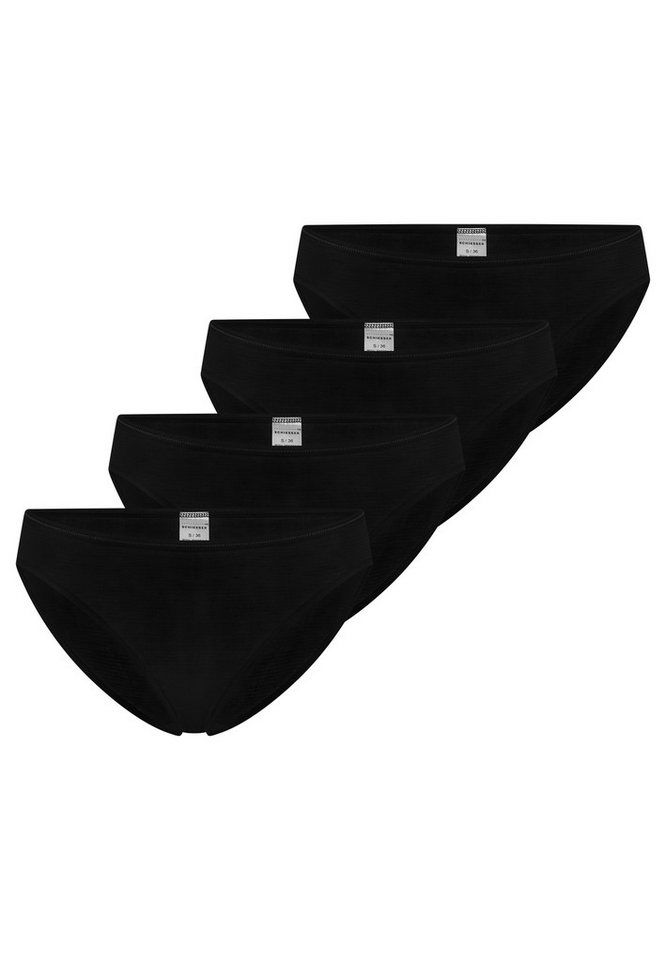 Schiesser Tai-Slip 4er Pack Modal Essentials (Spar-Set, 4-St) Tai Slip - Weicher, feiner Bundgummi mit Glanzgarn-Details von Schiesser
