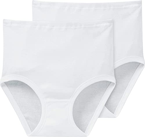 Schiesser Damen 2-Pack Taillenslip - Weiss - Größe 42 von Schiesser