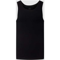 Schiesser Tank Top mit breiten Trägern Modell 'Long Life' in Black, Größe M von Schiesser