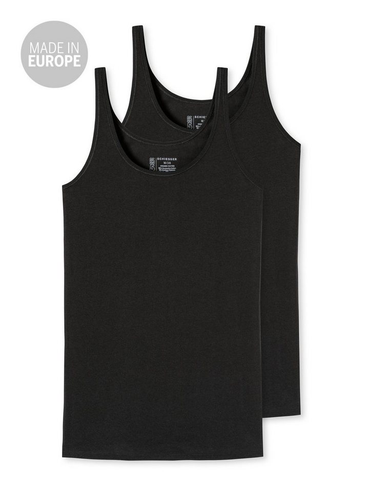 Schiesser Tanktop Schiesser diverse Damen Shirts (2-tlg) von Schiesser