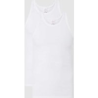 Schiesser Tanktop aus Baumwolle im 2er-Pack in Weiss, Größe L von Schiesser