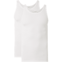 Schiesser Tanktop aus Baumwolle im 2er-Pack in Weiss, Größe XL von Schiesser