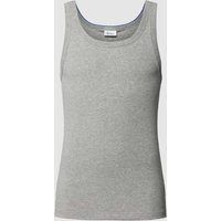 Schiesser Tanktop in melierter Optik Modell 'REVIVAL' in Mittelgrau Melange, Größe M von Schiesser