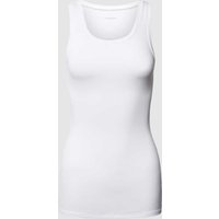 Schiesser Tanktop mit Feinripp Modell 'PURE RIB' in Weiss, Größe 36 von Schiesser