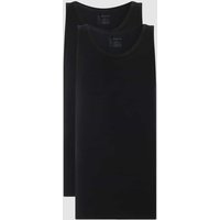 Schiesser Tanktop mit Stretch-Anteil im 2er-Pack in Black, Größe S von Schiesser