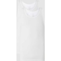 Schiesser Tanktop mit Stretch-Anteil im 2er-Pack in Weiss, Größe S von Schiesser